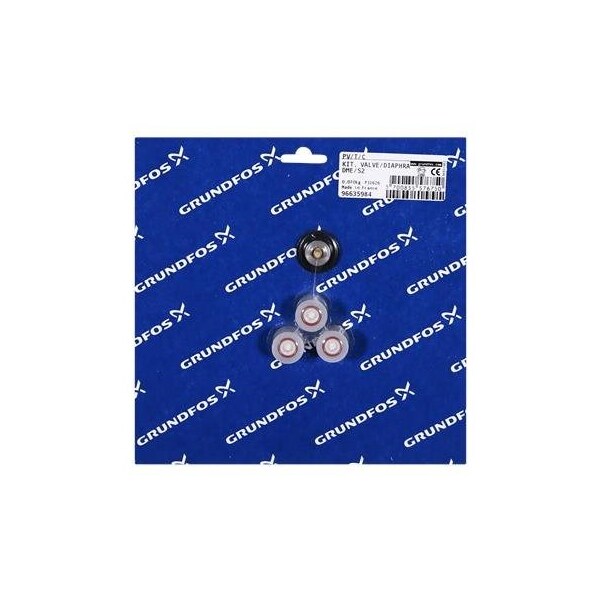Pump Repair Parts- Kit, valve/diaphragm DME/S2 PV/T/C, DME Series.
